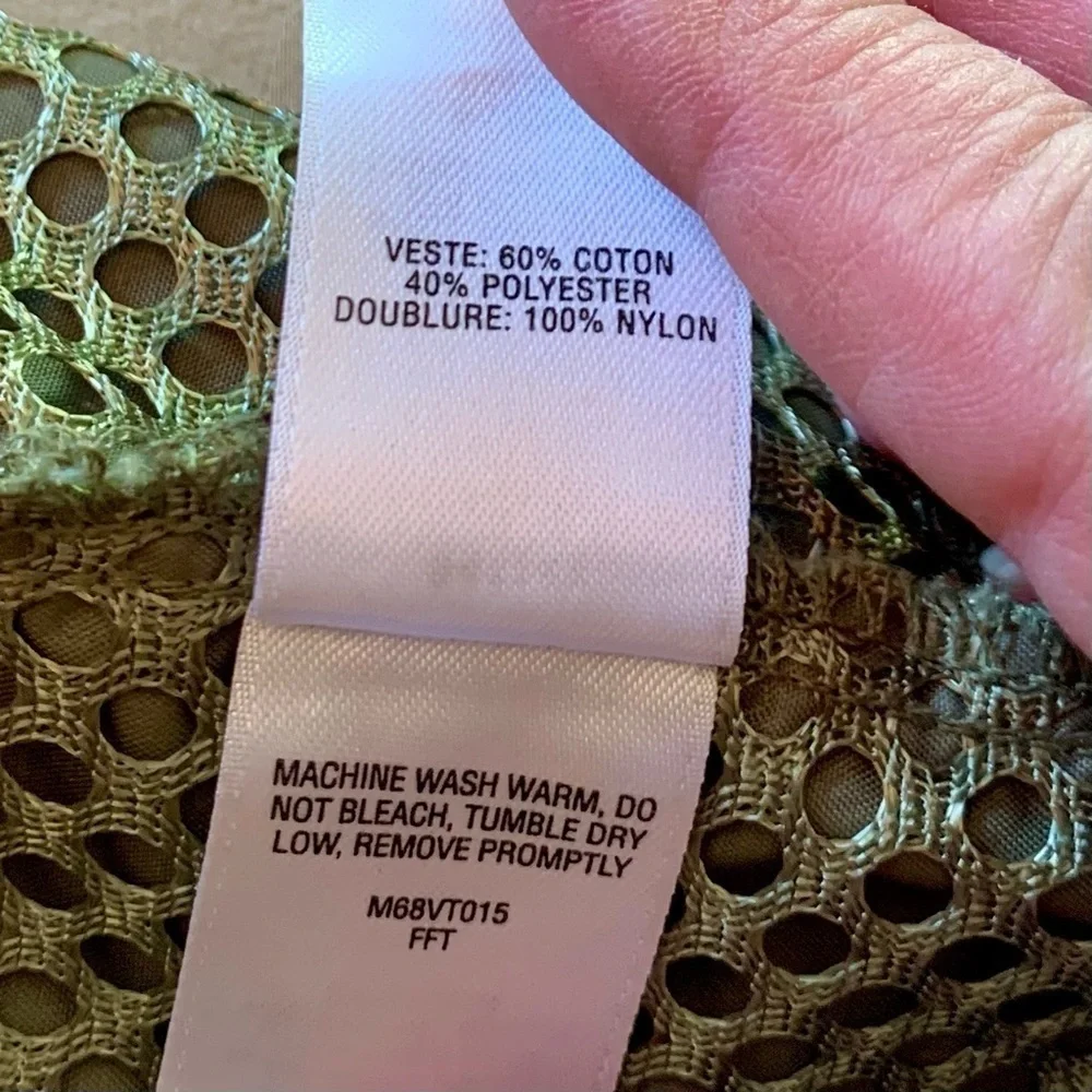 Cabela’s Hunting Vest Open Country Seclusion 3D Camouflage Print Green Men’s XL - Picture 9 of 12